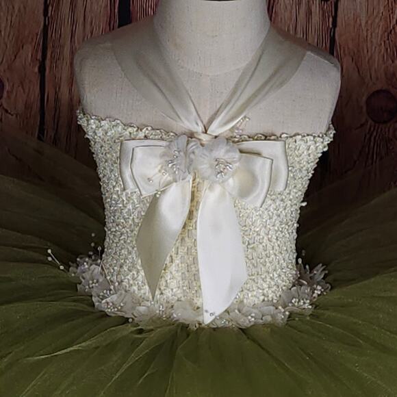 BLACK FRIDAY SALE - Tutu Dress And Hair Clip for Toddlers, Size 18 Mos - 3T NWT - Picture 5 of 13